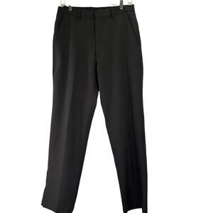 Oobe Men's Black Flat Front Golf Slacks Pants Size 30 x 30
